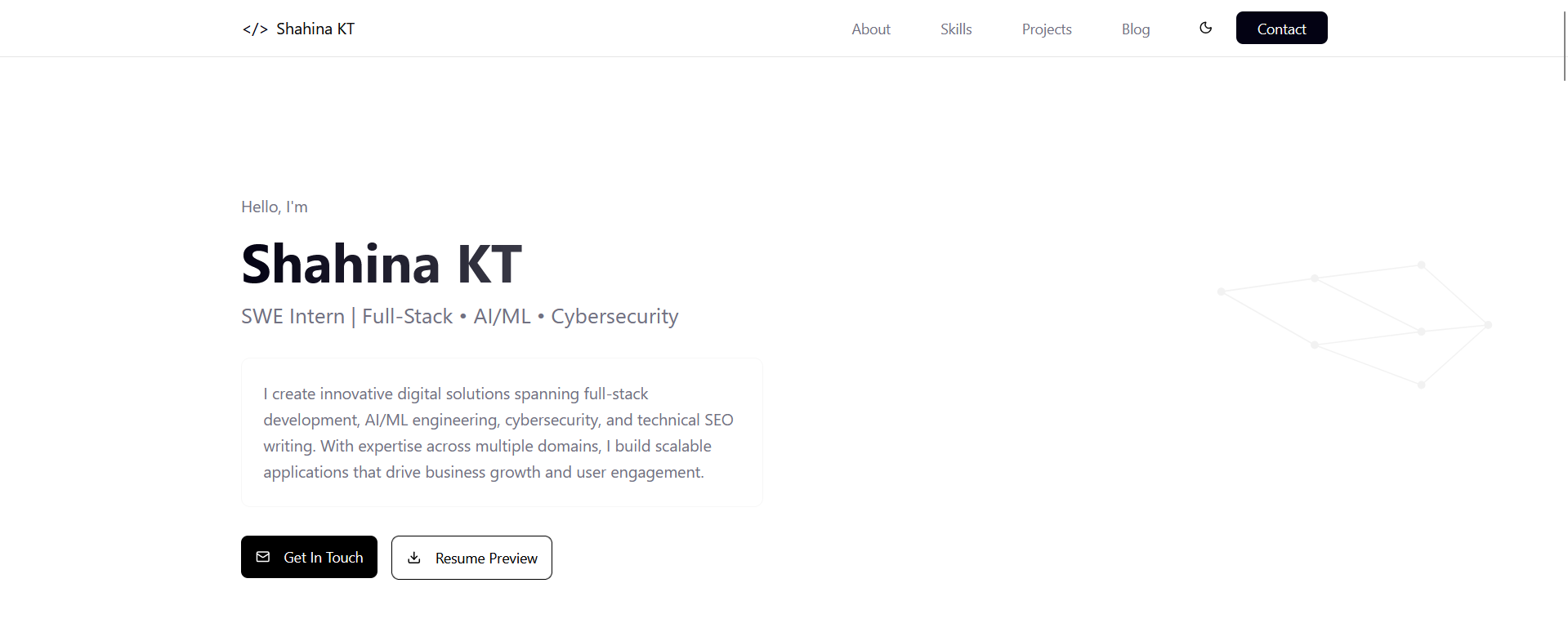 Portfolio Website
